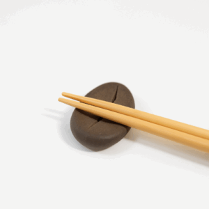 コーヒー豆（箸置き）と箸