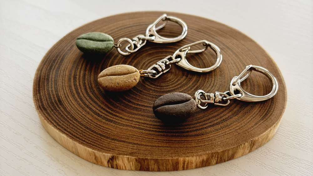 COFFEE STONE Charm - Bean(Key Ring)